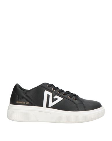 Emanuélle Vee Woman Sneakers Black Size 8 Leather In Black