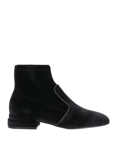 Jeannot Woman Ankle Boots Black Size 6 Textile Fibers, Synthetisches Material