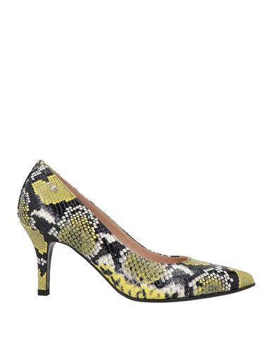 Norma J.baker Norma J. Baker Woman Pumps Lime Green Size 6 Leather In Green