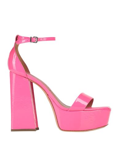 Vicenza ) Woman Sandals Fuchsia Size 8 Leather In Pink