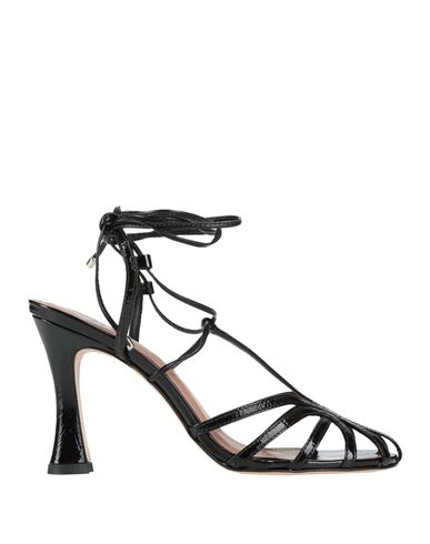 Vicenza ) Woman Sandals Black Size 9 Leather In Black