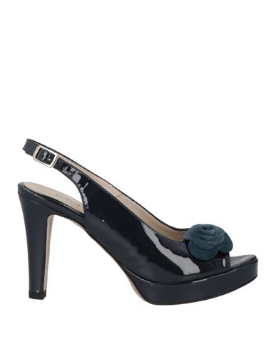 Mot-clè Woman Pumps Midnight Blue Size 5.5 Leather In Blue