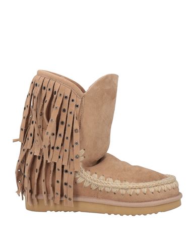 Botines de caña alta Mujer Beige 39 Mujer