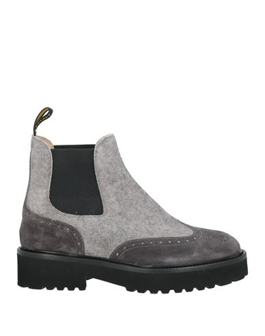 Doucal's Woman Ankle Boots Light Grey Size 8 Leather In Gray