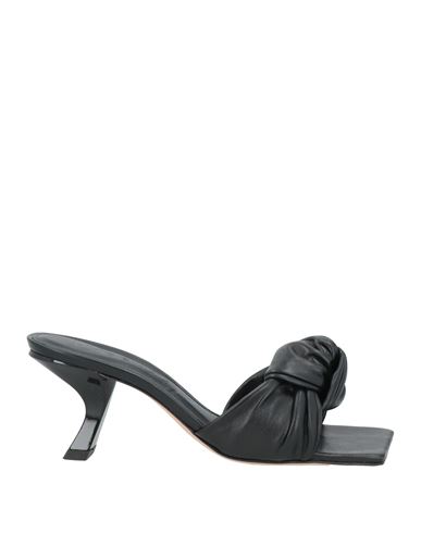 Vicenza ) Woman Sandals Black Size 9 Leather In Black