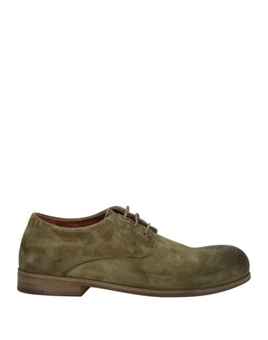 Marsèll Woman Lace-up Shoes Green Size 8 Leather In Green