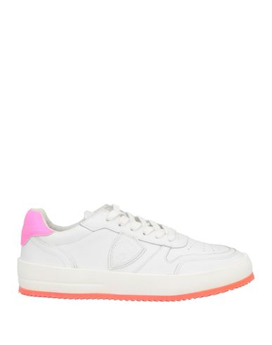Philippe Model Woman Sneakers White Size 8 Leather In White