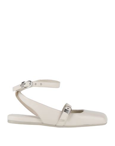 Vic Matie Vic Matiē Woman Ballet Flats Off White Size 8 Leather In White