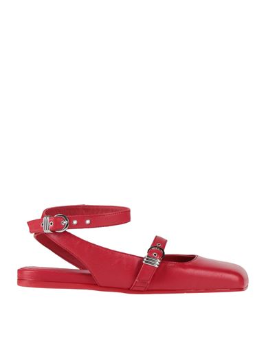 Vic Matie Vic Matiē Woman Ballet Flats Red Size 8 Leather In Red