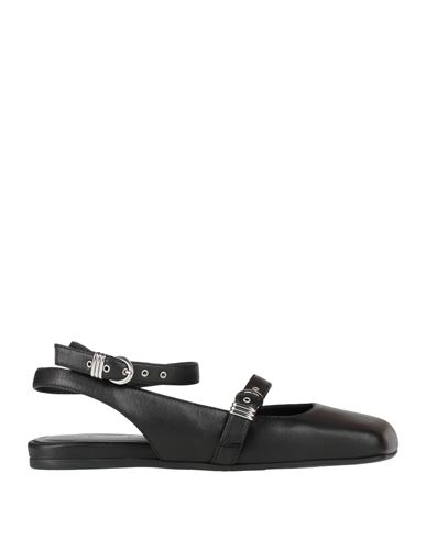 Vic Matie Vic Matiē Woman Ballet Flats Black Size 7 Leather In Black