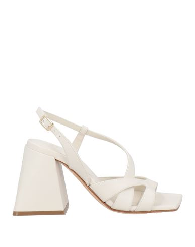 Vic Matie Vic Matiē Woman Sandals Off White Size 7 Leather In White