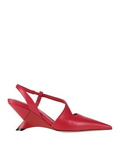 Vic Matie Vic Matiē Woman Pumps Red Size 8 Leather In Red
