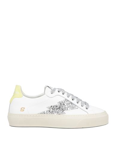 Stokton Woman Sneakers White Size 7 Leather In White