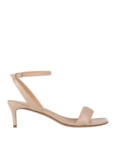 Guglielmo Rotta Woman Sandals Blush Size 11 Leather In Pink