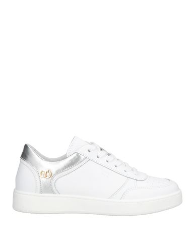 Twinset Woman Sneakers White Size 8 Cow Leather In White