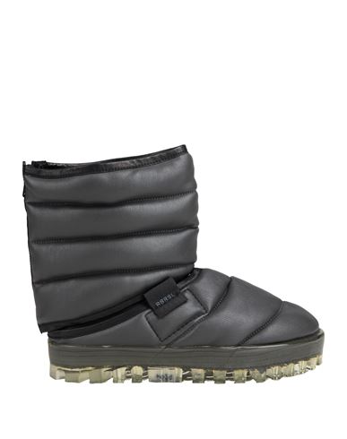 Rbrsl Rubber Soul Woman Ankle Boots Charcoal Size 8 Textile Fibers In Gray