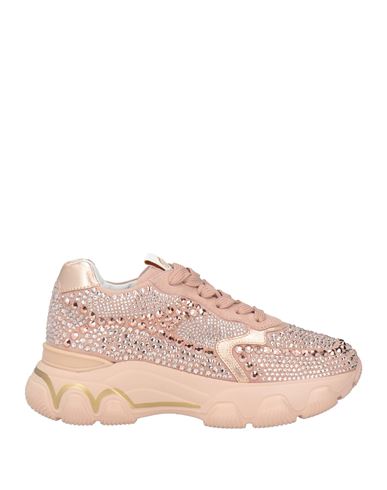 Hogan Atelier Woman Sneakers Pink Size 7.5 Leather In Pink