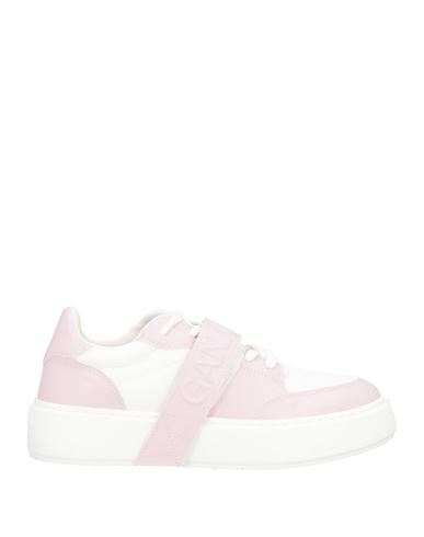 Ganni Woman Sneakers Lilac Size 10 Textile Fibers In Pink