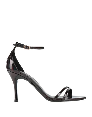 Furla Woman Sandals Black Size 10 Leather In Black