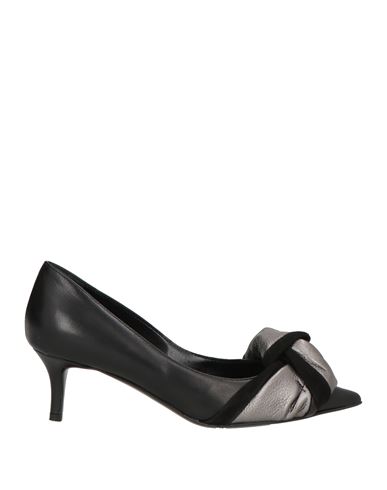 Marc Ellis Woman Pumps Black Size 7 Leather In Black