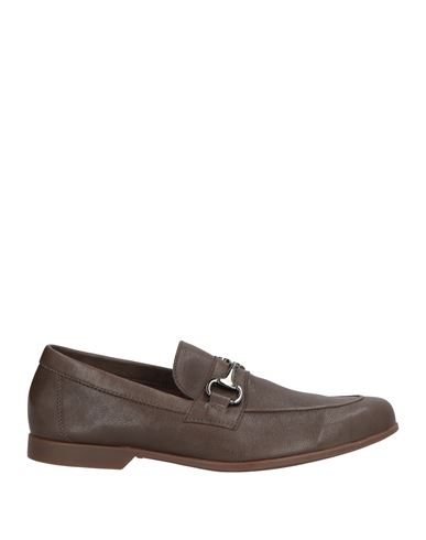 Antica Cuoieria Man Loafers Dark Brown Size 9 Leather In Brown