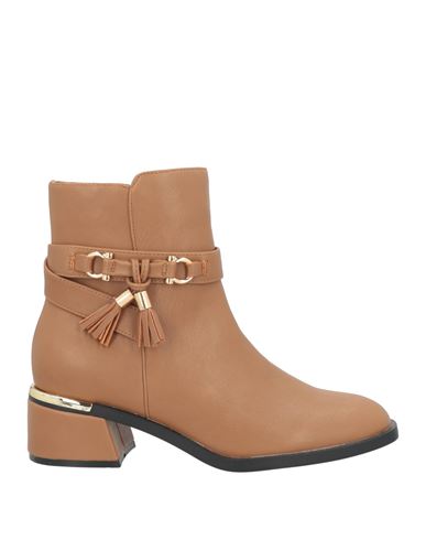 Menbur Woman Ankle Boots Tan Size 8 Synthetisches Material In Brown