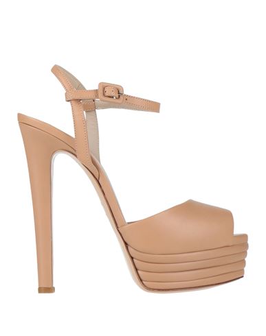 Le Silla Woman Sandals Antique Rose Size 10 Leather In Neutral