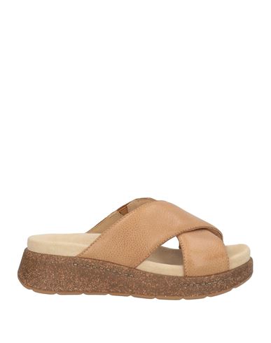 Dansko Woman Sandals Camel Size 8 Leather In Neutral