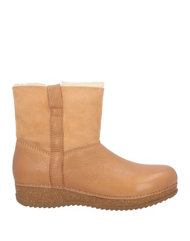 Dansko Woman Ankle Boots Camel Size 8 Lambskin In Multi