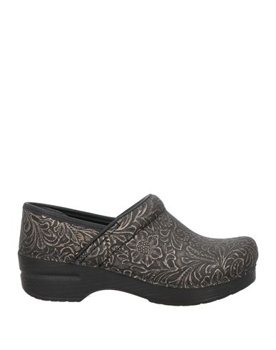 Dansko Women's Professional Clog In Black Antique Tooled In Black