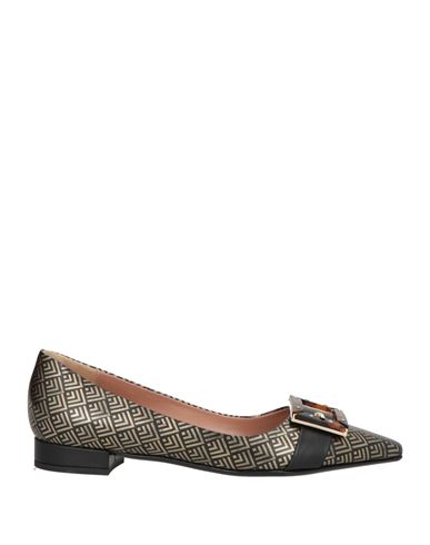 Pollini Woman Ballet Flats Black Size 6 Textile Fibers In Black