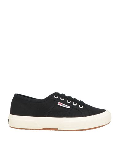 Superga Woman Sneakers Black Size 7.5 Textile Fibers In Black