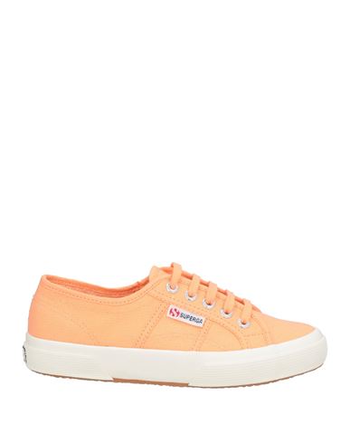 Superga Woman Sneakers Salmon Pink Size 7.5 Textile Fibers In Pink