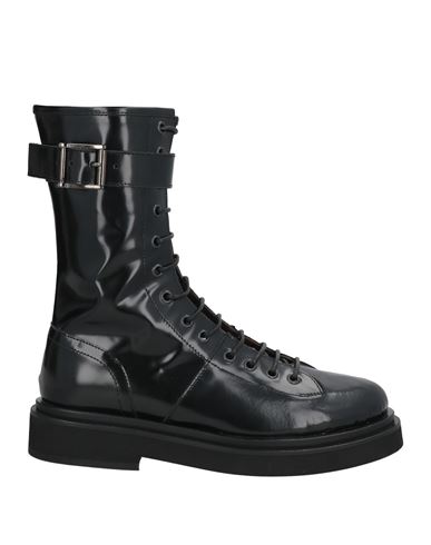 Seboy's Woman Ankle Boots Black Size 8 Leather In Black