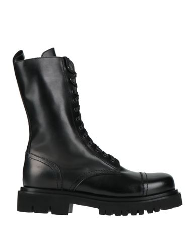 Seboy's Woman Ankle Boots Black Size 6.5 Leather In Black