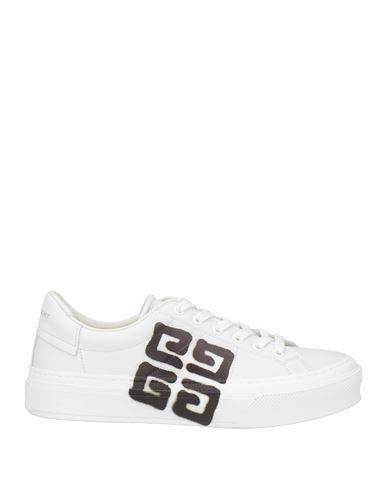 Givenchy City Court Sneakers In White Leather In White