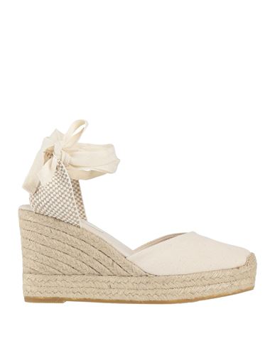 Alohas Woman Espadrilles Ivory Size 9 Textile Fibers In White
