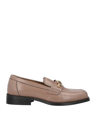 Alohas Woman Loafers Light Brown Size 8.5 Leather In Brown