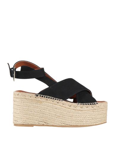 Alohas Woman Espadrilles Black Size 6.5 Textile Fibers In Black