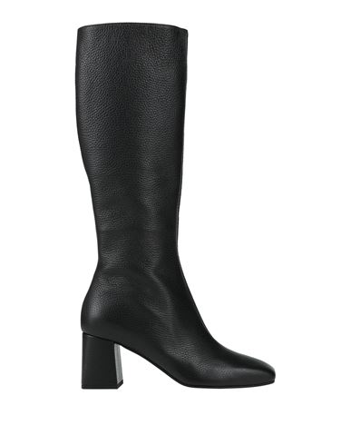 Pollini Woman Boot Black Size 8 Calfskin In Black
