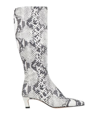 Alohas Woman Boot Charcoal Size 7.5 Leather In Gray