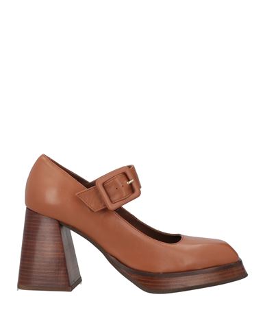 Alohas Woman Pumps Brown Size 7.5 Leather
