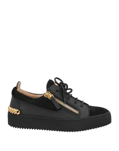 Giuseppe Zanotti Woman Sneakers Black Size 5 Leather In Black