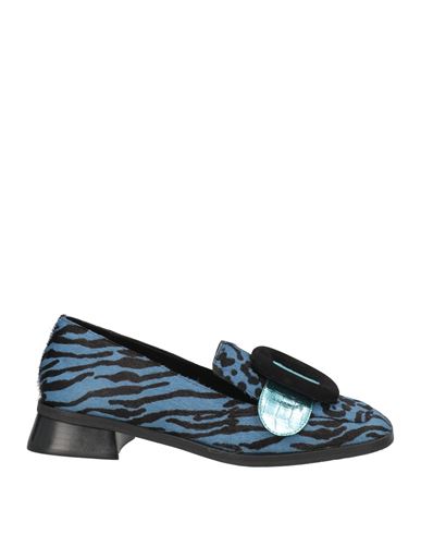 Vicenza ) Woman Loafers Light Blue Size 6 Leather In Blue