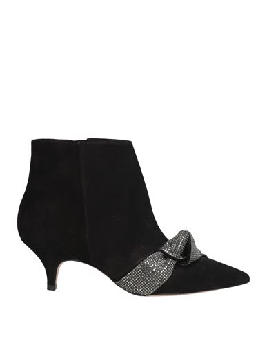 Vicenza ) Woman Ankle Boots Black Size 8 Leather In Black