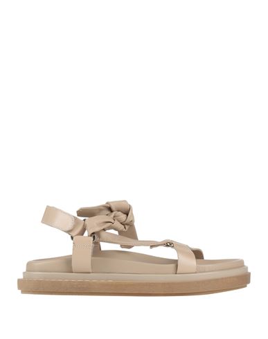 Alohas Woman Sandals Beige Size 6.5 Leather