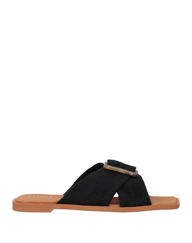 Alohas Woman Sandals Black Size 6 Textile Fibers