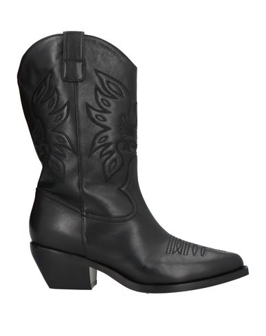 Le Silla Woman Boot Black Size 6.5 Leather In Black