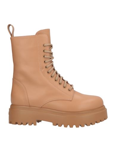 Le Silla Woman Ankle Boots Camel Size 8 Leather In Multi