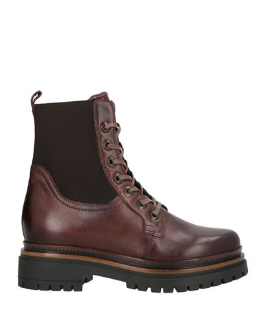 Mjus Woman Ankle Boots Brown Size 8 Leather In Brown